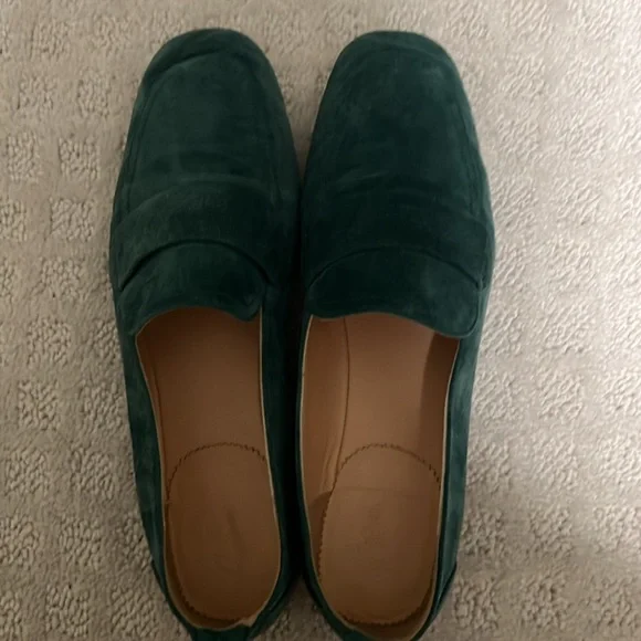 J. Crew Calf Suede Minimal Tab loafers - Picture 8 of 13